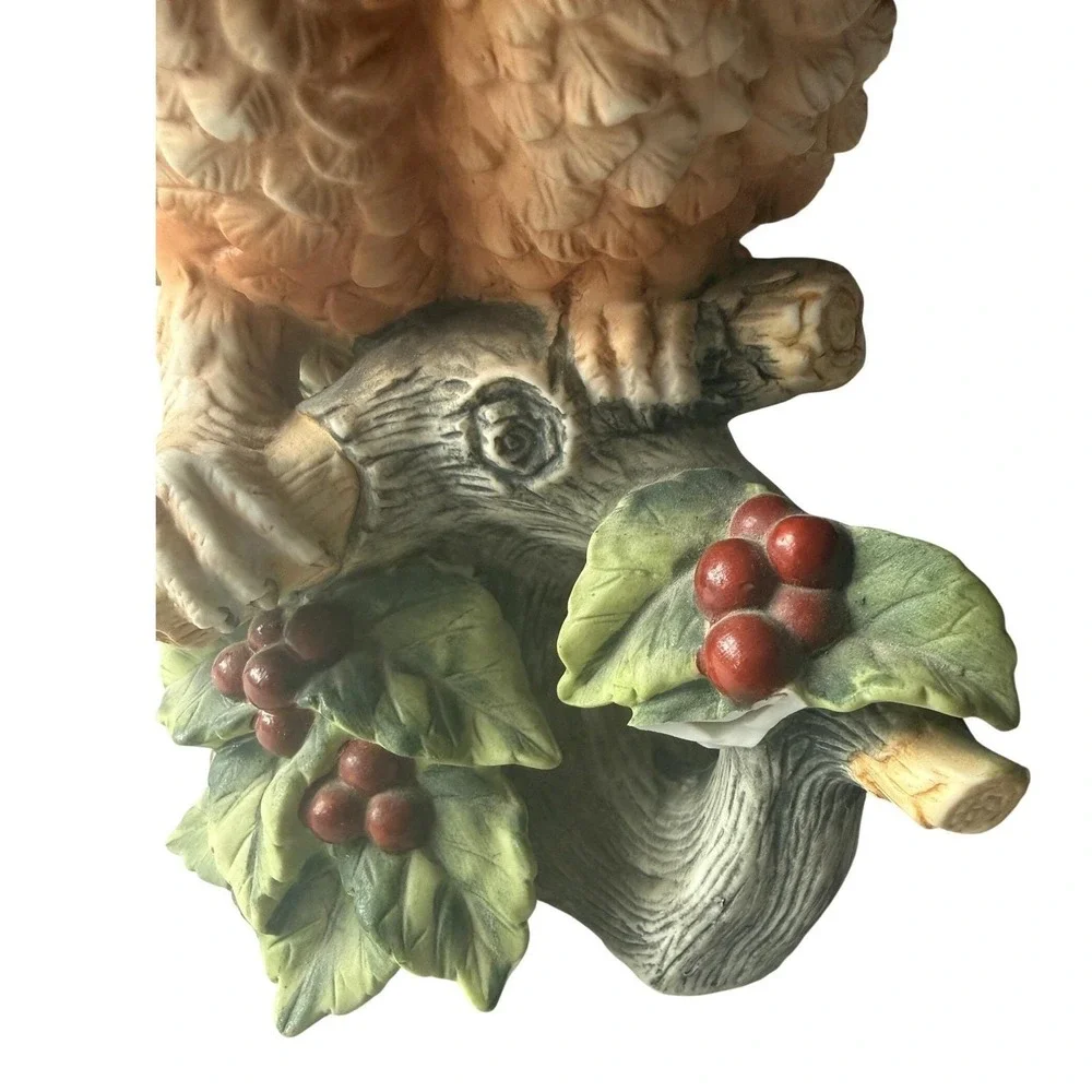 Vintage‎ Elf Owl Figurine Andrea by Sadek Porcelain Japan Woodland Bird Decor